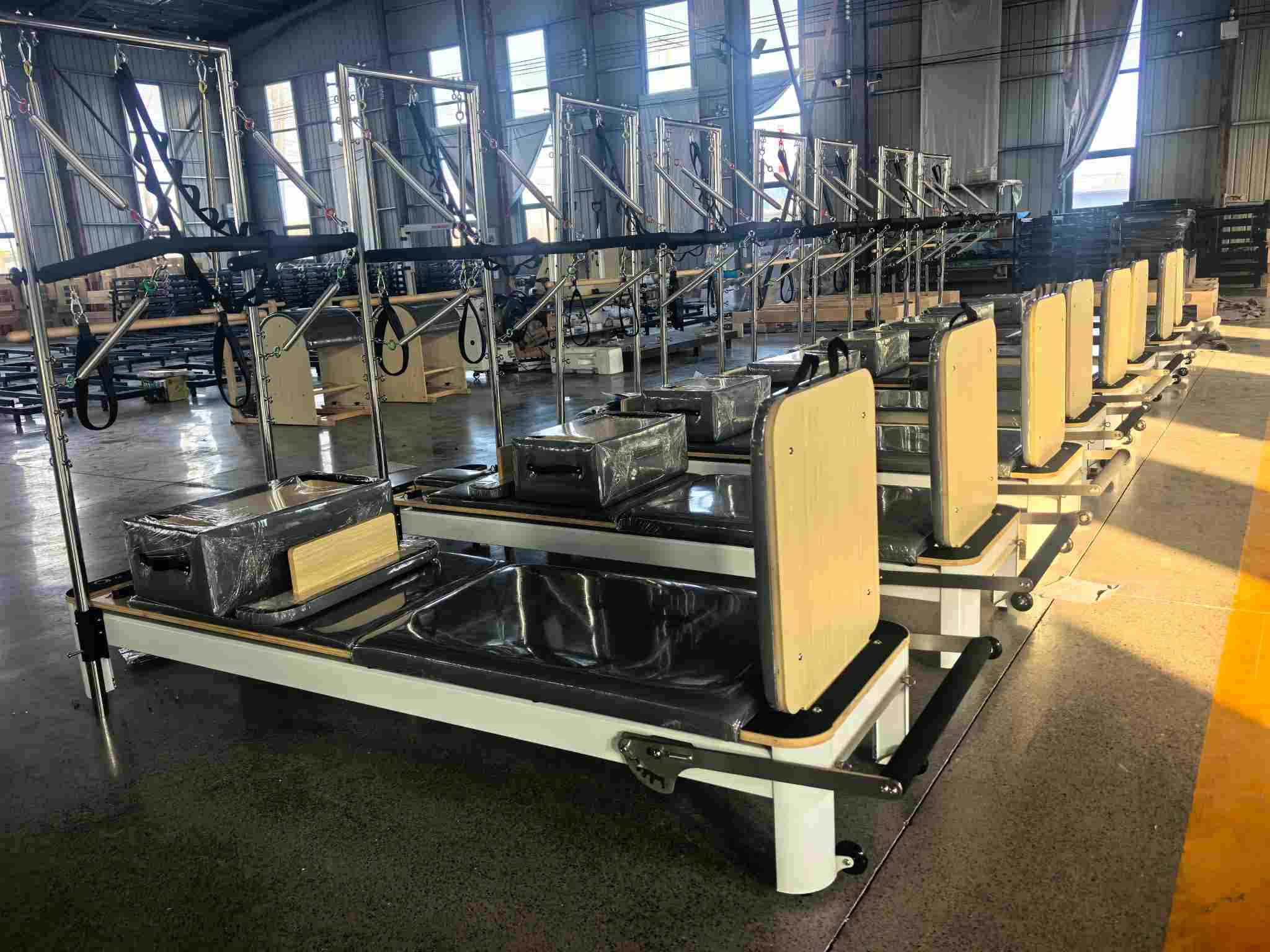 Bulk Shipment News | Yingruis Supermodel Commercial Pilates Reformers vietiin maailmanlaajuisille markkinoille